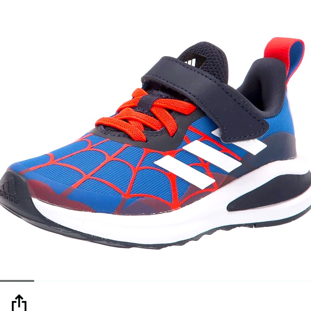 Adidas Spider-Man kids sneakers size 12